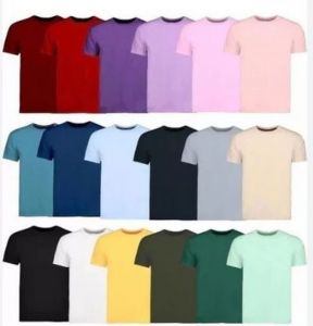 PLAYERA PESO COMPLETO CUELLO REDONDO MANGA CORTA PARA CABALLERO COLORES EEEG